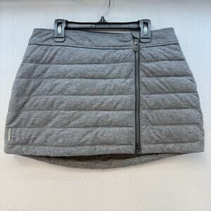 Lole Mini Skirt Women's S Grey Duck Down Feather Insulated Water Repellent EUC